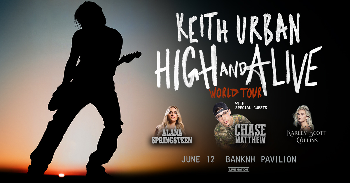 Win Tickets To Keith Urban Next Summer At BankNH Pavilion!